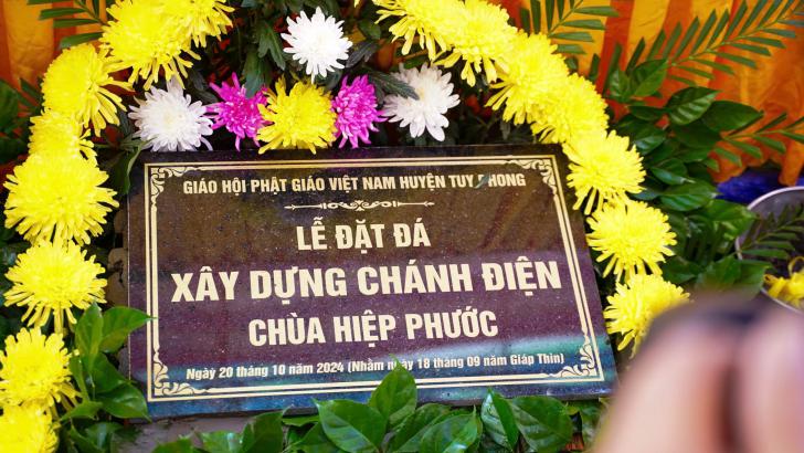 Tuy Phong: Chùa Hiệp Phước Đặt Đá Xây Dựng Chánh Điện