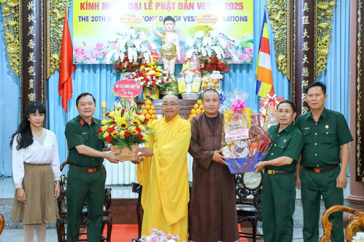 Hội Cựu Chiến Binh Tỉnh Bình Thuận Thăm Và Chúc Mừng Đại Lễ Phật Đản PL. 2569