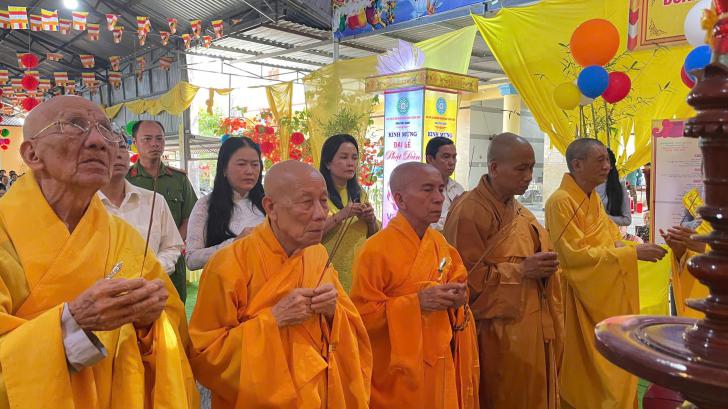 HÀM THUẬN NAM: BAN TRỊ SỰ GHPGVN HUYỆN TRANG NGHIÊM TỔ CHỨC ĐẠI LỄ PHẬT ĐẢN VESAK PL.2569 – DL.2025